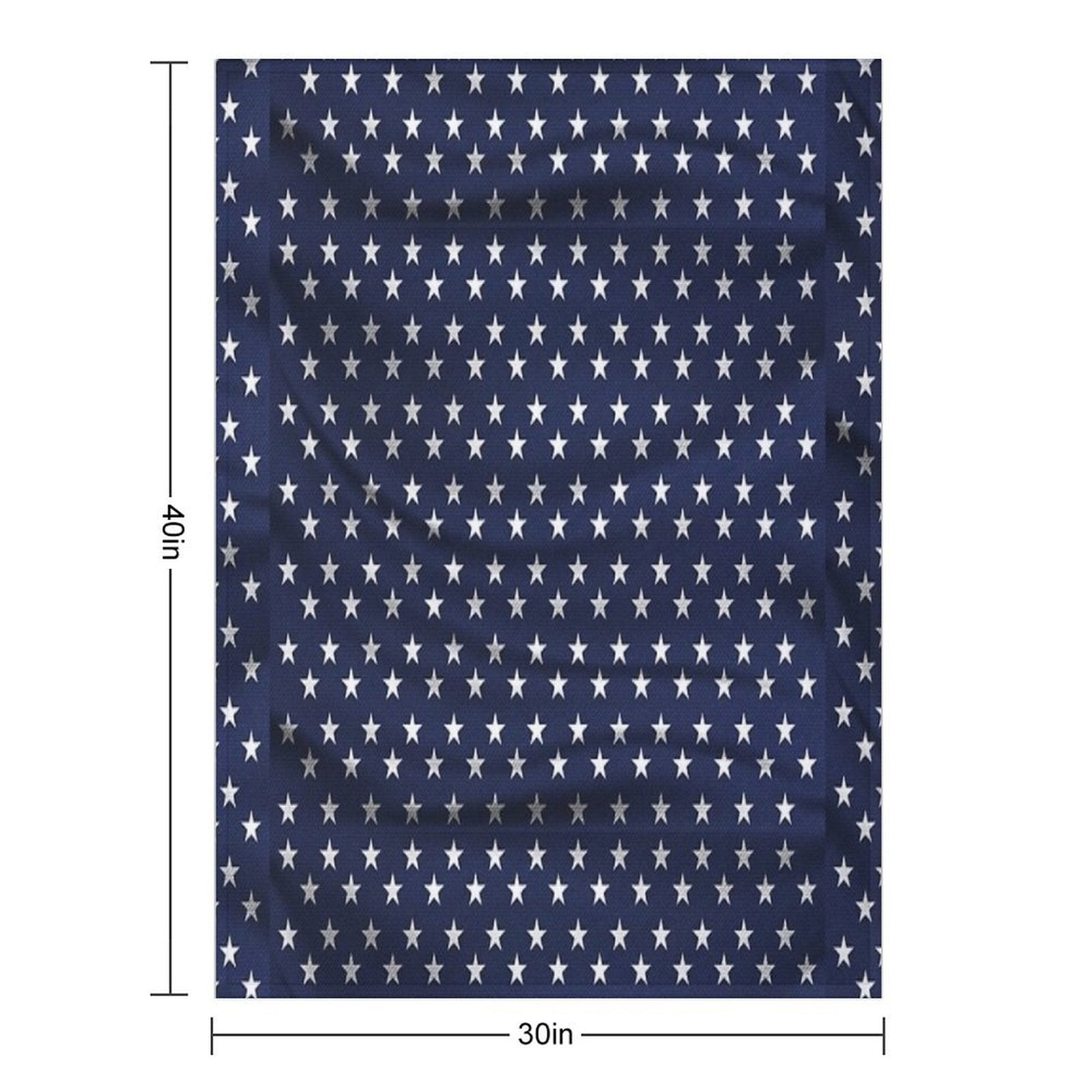 Star Patterns Machine-washable Throw Blanket