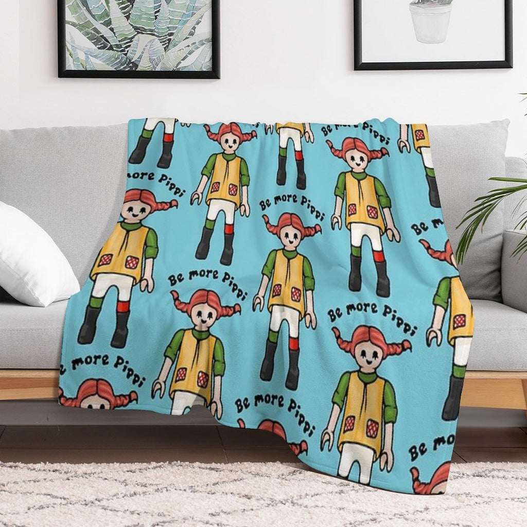 Be More Pippi Shrink-resistant Throw Blanket