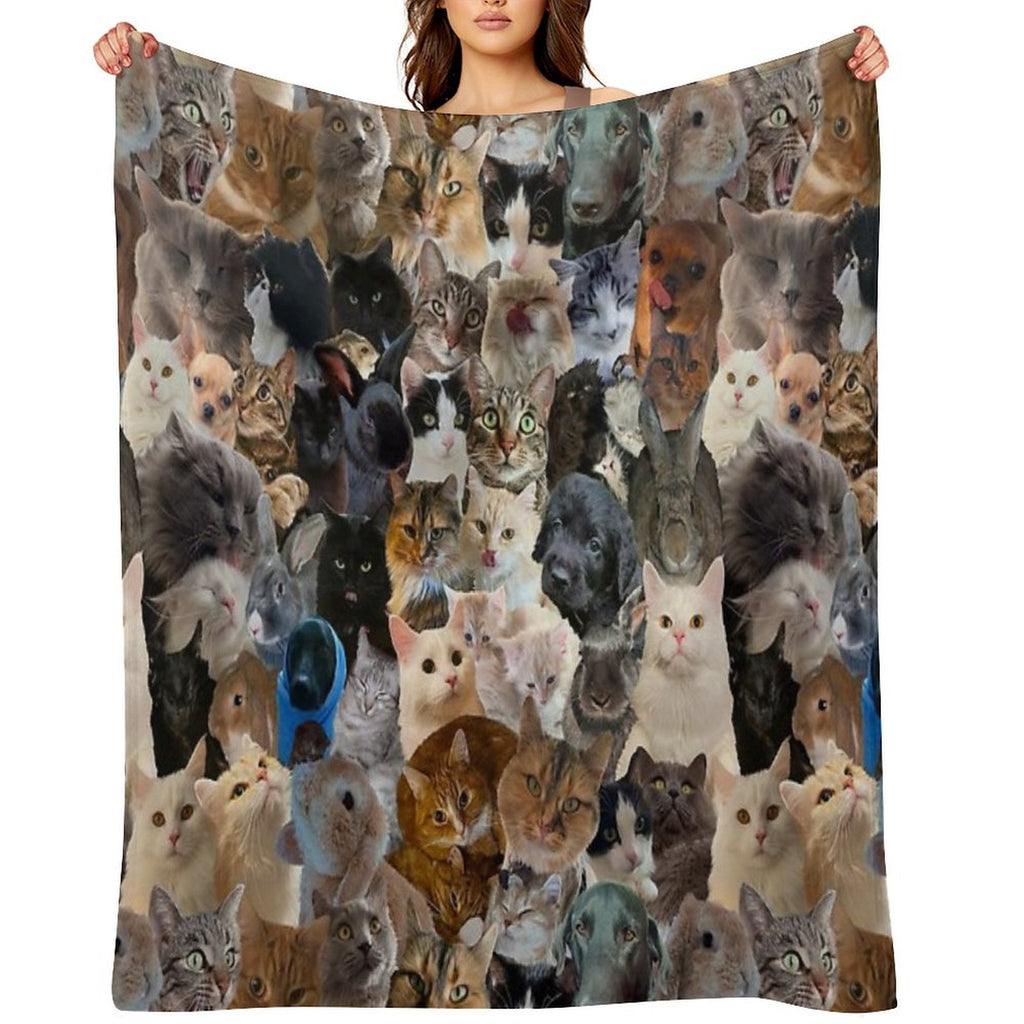 Pets Are Life Sustainable Throw Blanket