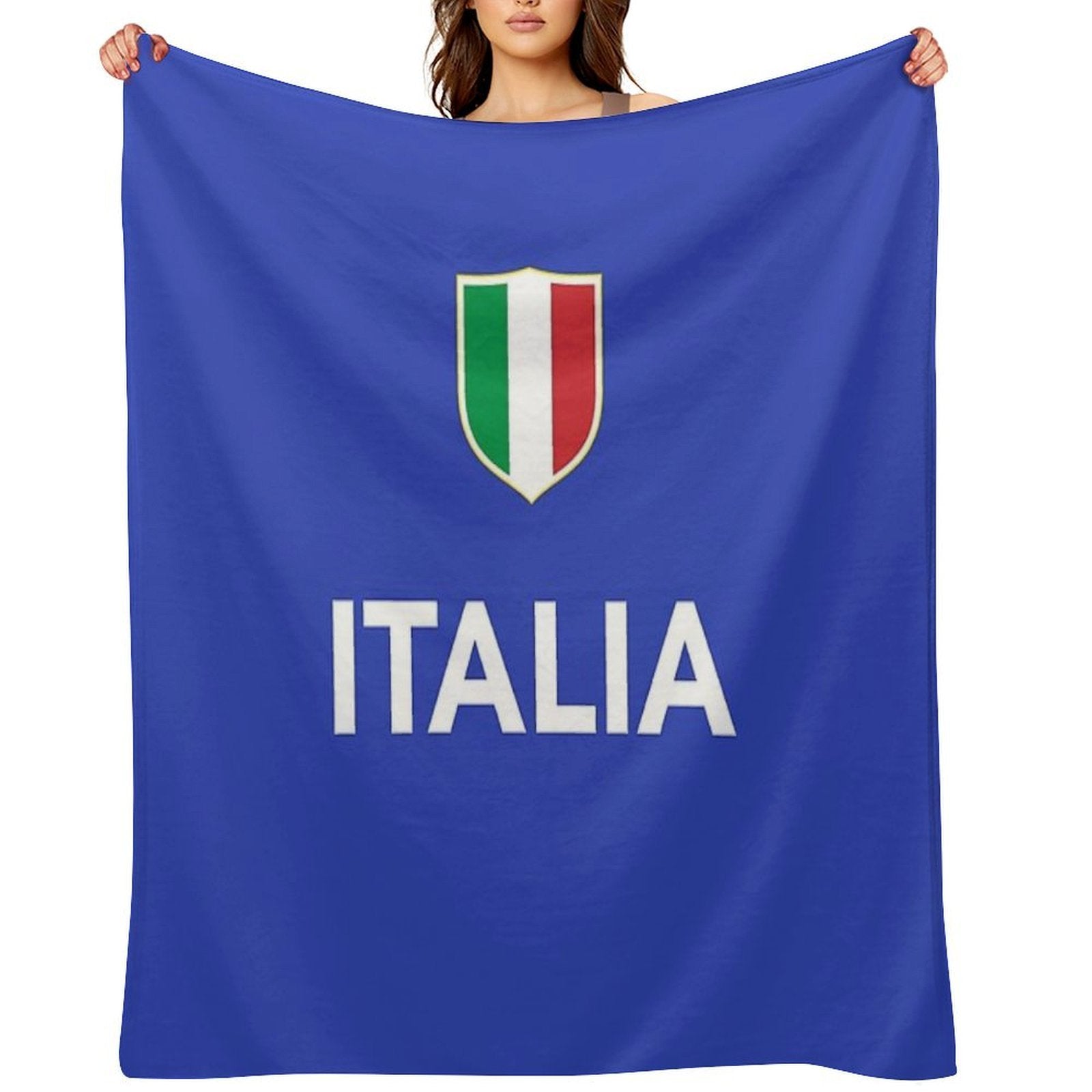 Italia Italian Forza Azzurri Versatility Throw Blanket
