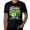 Bowling Party Rollin' 8 Awesome 2017 8th Birthday Girls  Durable T-Shirt