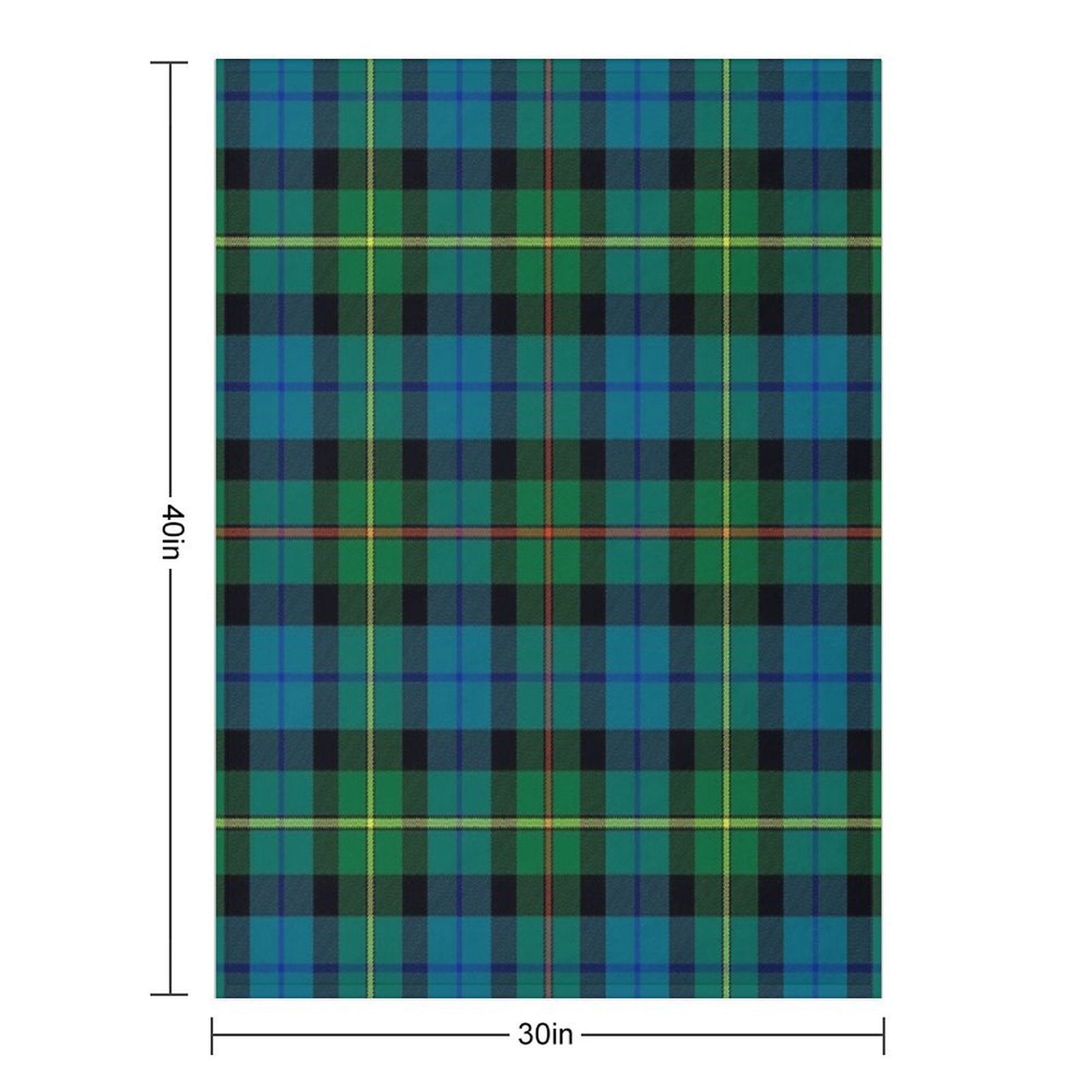 Smith Ancient Tartan Durable Throw Blanket
