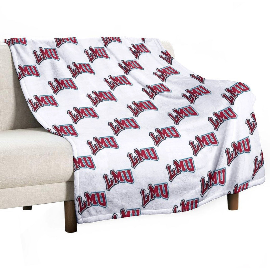 LMU Logo Transition Multi-functional Throw Blanket
