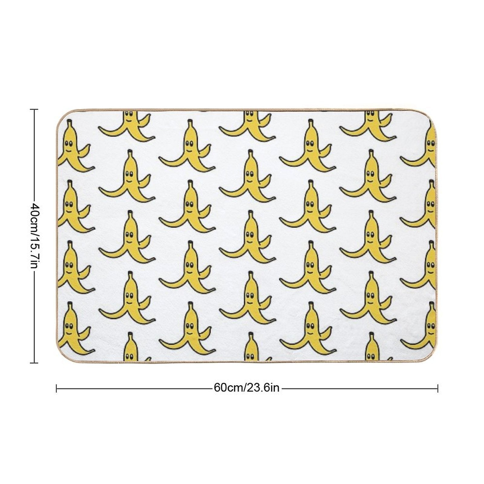 Banana  Dirt-Trapping Bath Mat