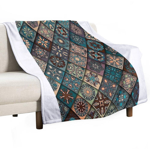 Abstract Design #81 Velvety-soft Throw Blanket