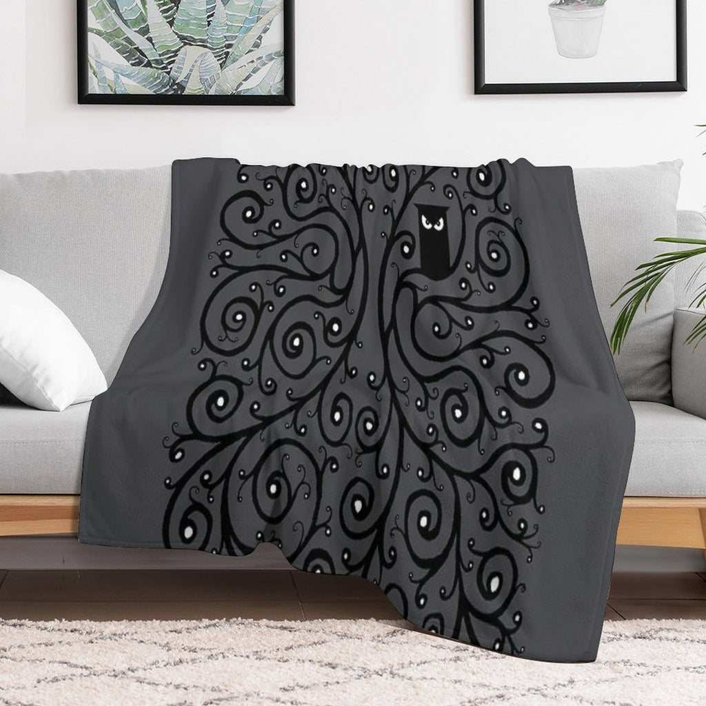 The Owl Easy Care Throw Blanket