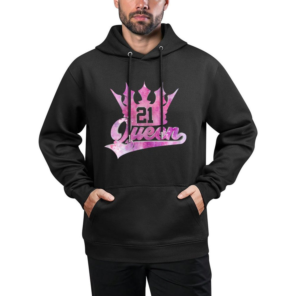 SWEET 21 QUEEN WOMEN 21ST BIRTHDAY Relaxed Fit Hoodie