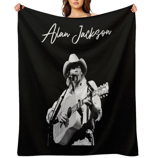 Midnight in Montgomery Alan Music Versatility Throw Blanket
