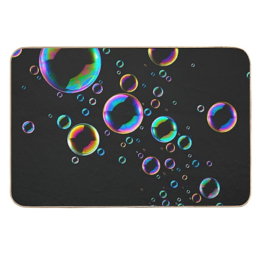 Colorful Bubbles  Dirt-Trapping Bath Mat