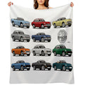 MGB, MGC And RV8 Evolution Gift-ready Throw Blanket