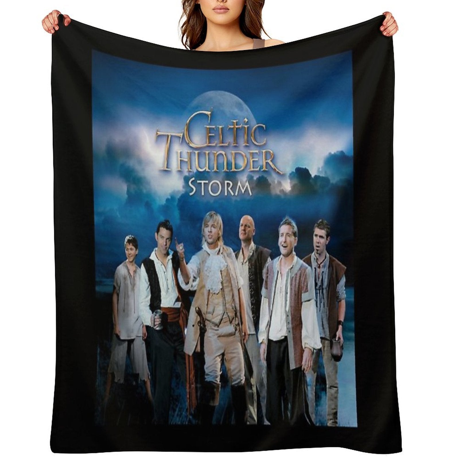 Celtic Thunder Storm Comfort Throw Blanket