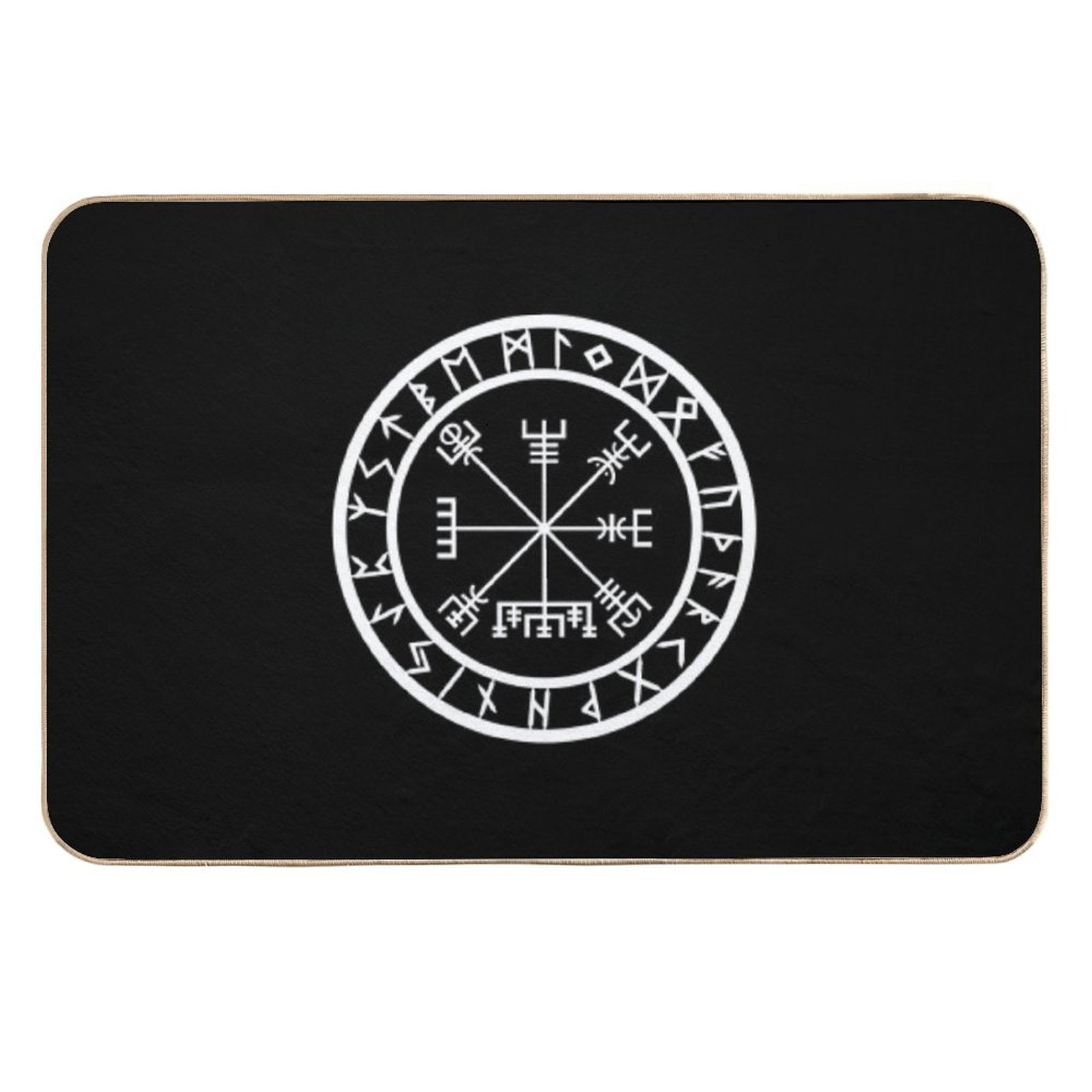 Vegvisir  Rune Circle (Variant II)  Easy To Clean Bath Mat