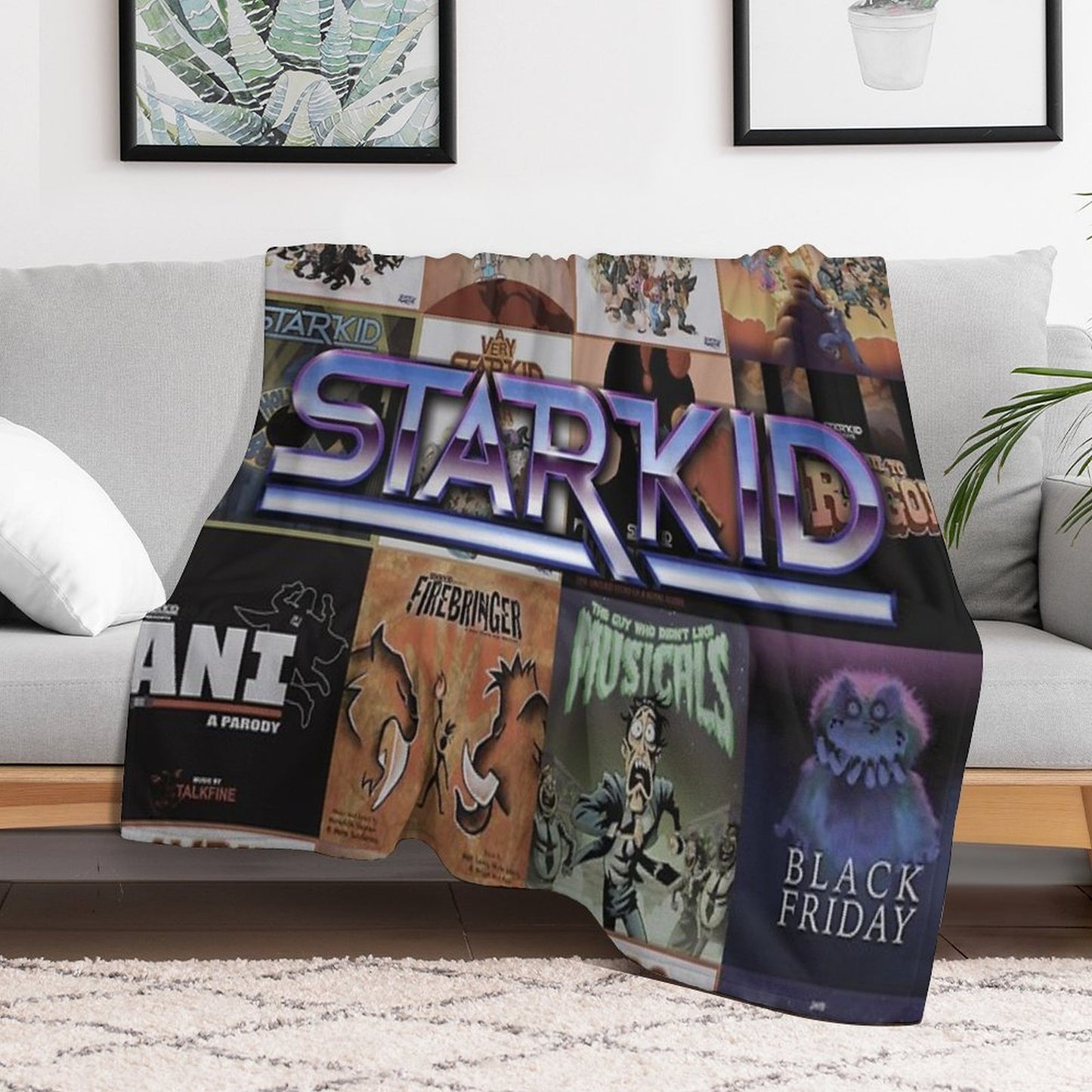 Starkid All Shows Logo Wrinkle-free Throw Blanket