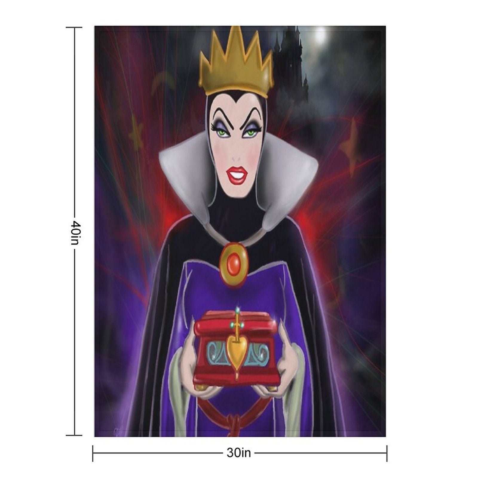 Queen of Evil Lightweight Throw Blanket