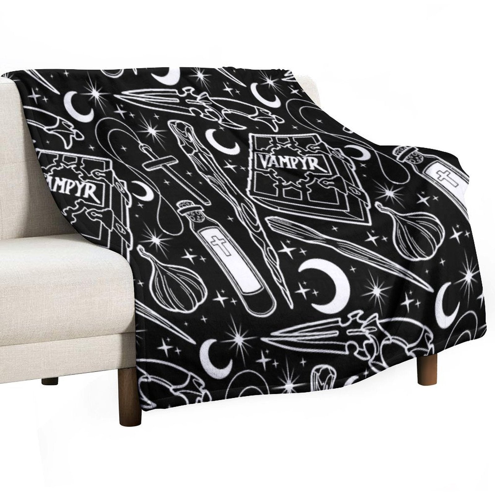 Buffy The Vampire Slayer Weapons Velvety-soft Throw Blanket