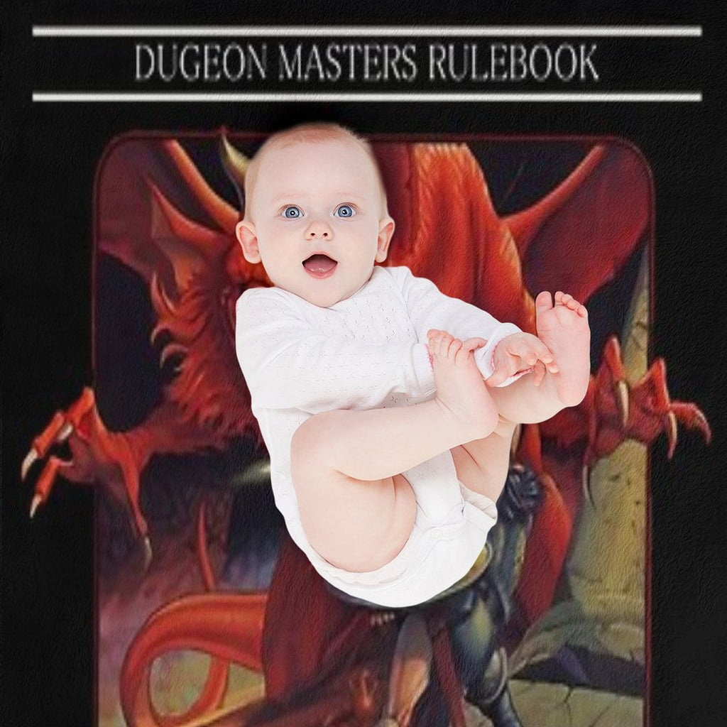 Dungeons & Dragons 1974 Easy Care Throw Blanket