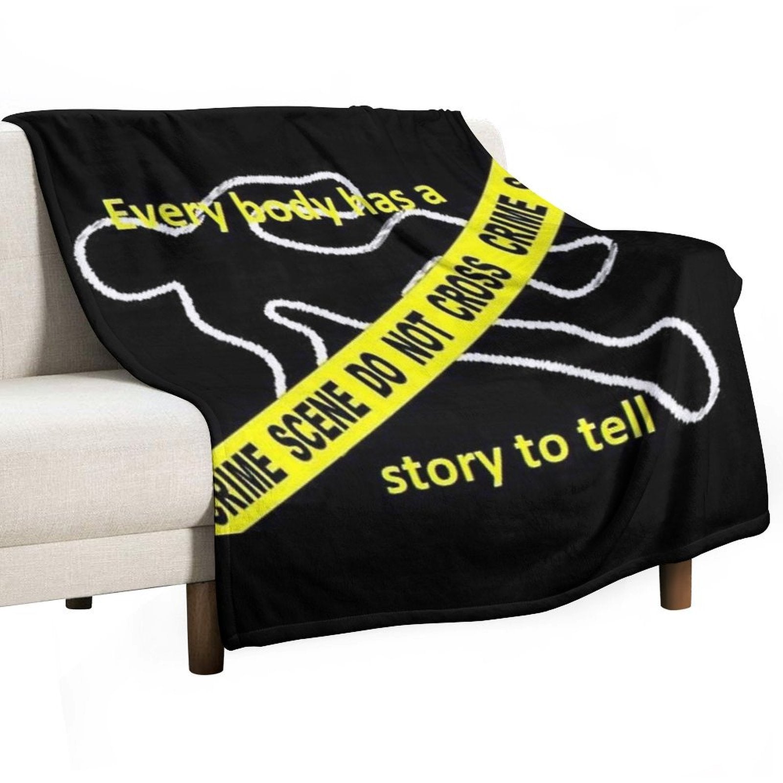 Every Body Has A Story to Tell Quick-dry Throw Blanket