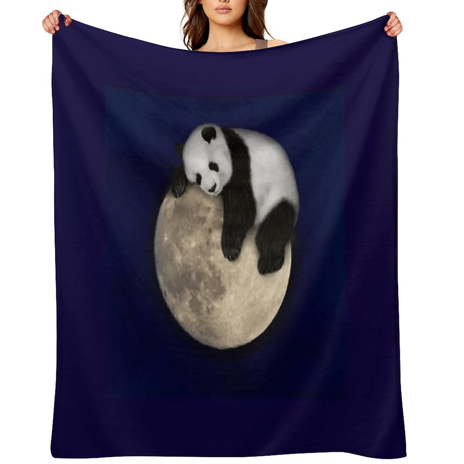 Sleeping on The Moon All-season Throw Blanket