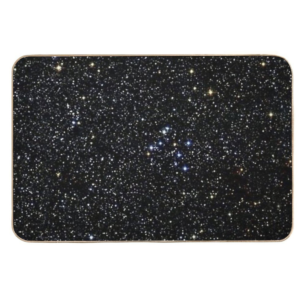 Black Glitter  Pet-Safe Bath Mat