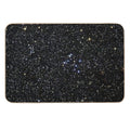Black Glitter  Pet-Safe Bath Mat
