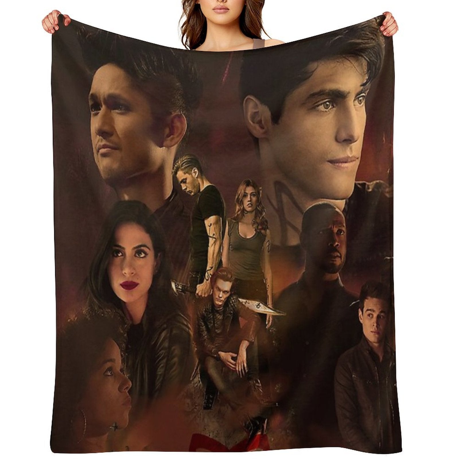 SHADOWHUNTERS POSTER Sustainable Throw Blanket