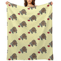 Happy Tortoise Sustainable Throw Blanket
