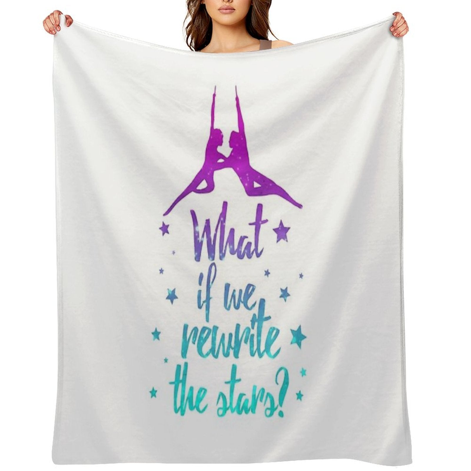 Greatest Showman Rewrite The Stars Easy Care Throw Blanket