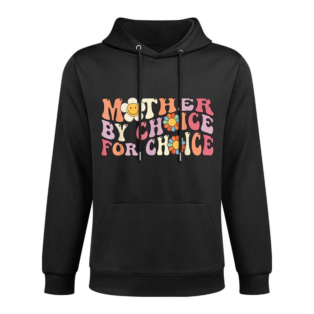 Mother By Choice For Choice Pro Choice Feminist Rights Shrink-Resistant Hoodie