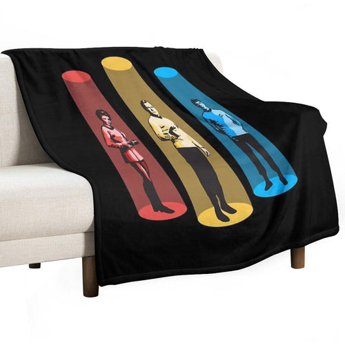 Beam Me Up, Scotty Wrinkle-free Throw Blanket