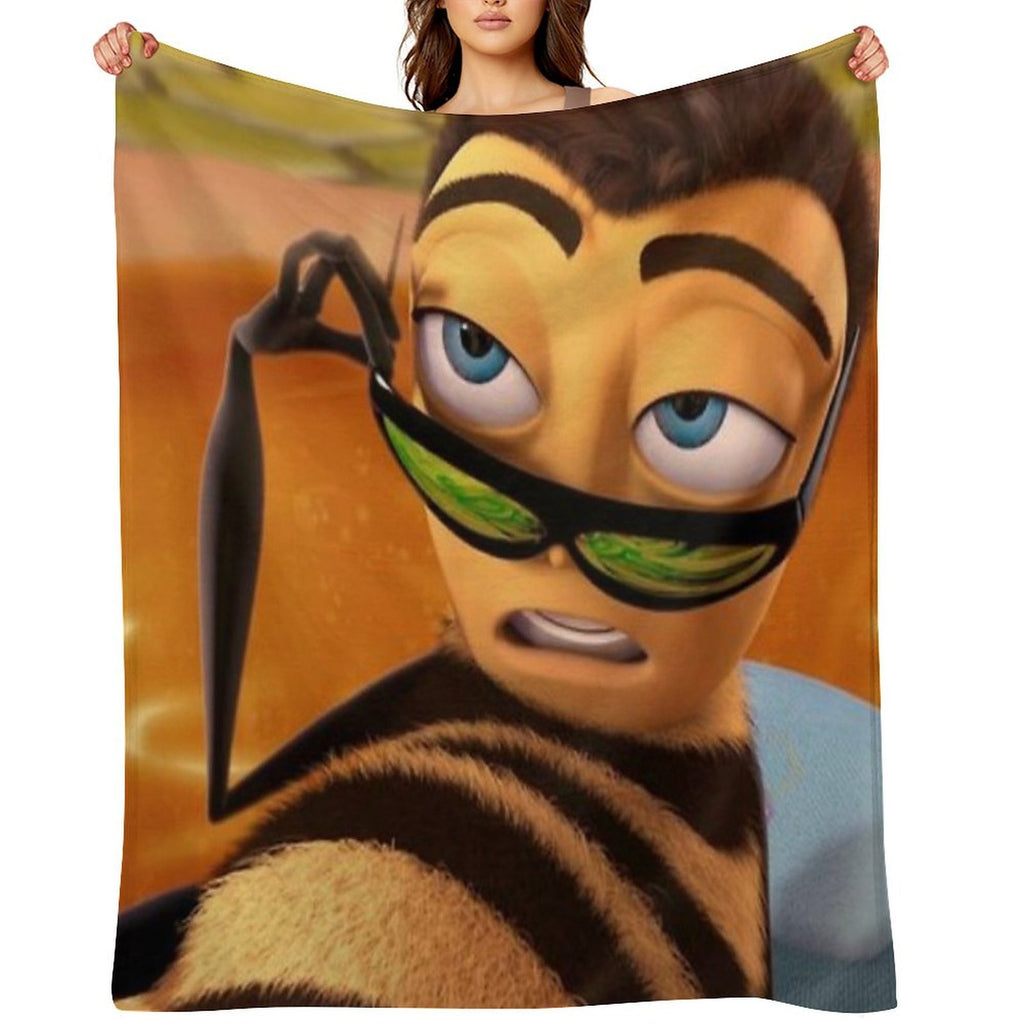Bee Movie Barry Benson Meme Gift-ready Throw Blanket