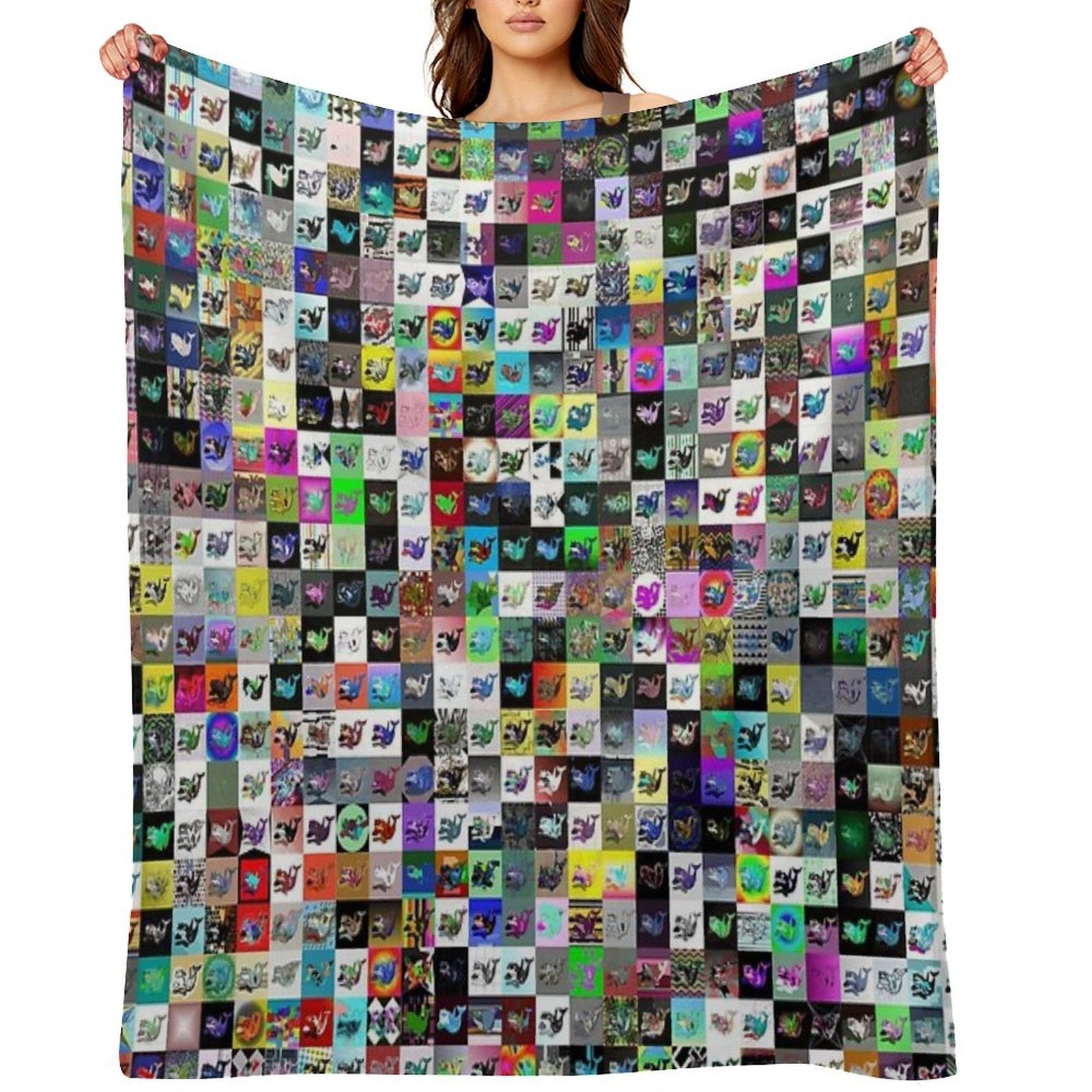 IOTA Whales Shrink-resistant Throw Blanket