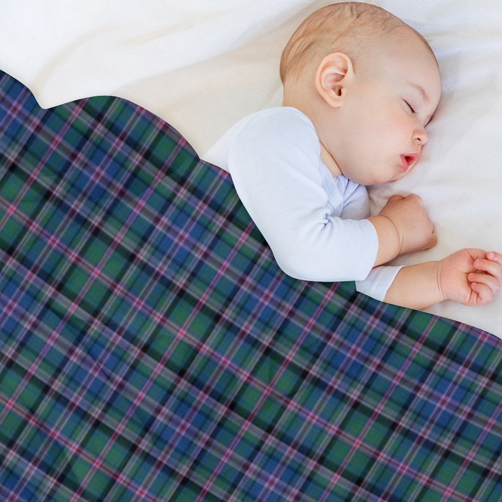 Clan Cooper Tartan Plush Throw Blanket