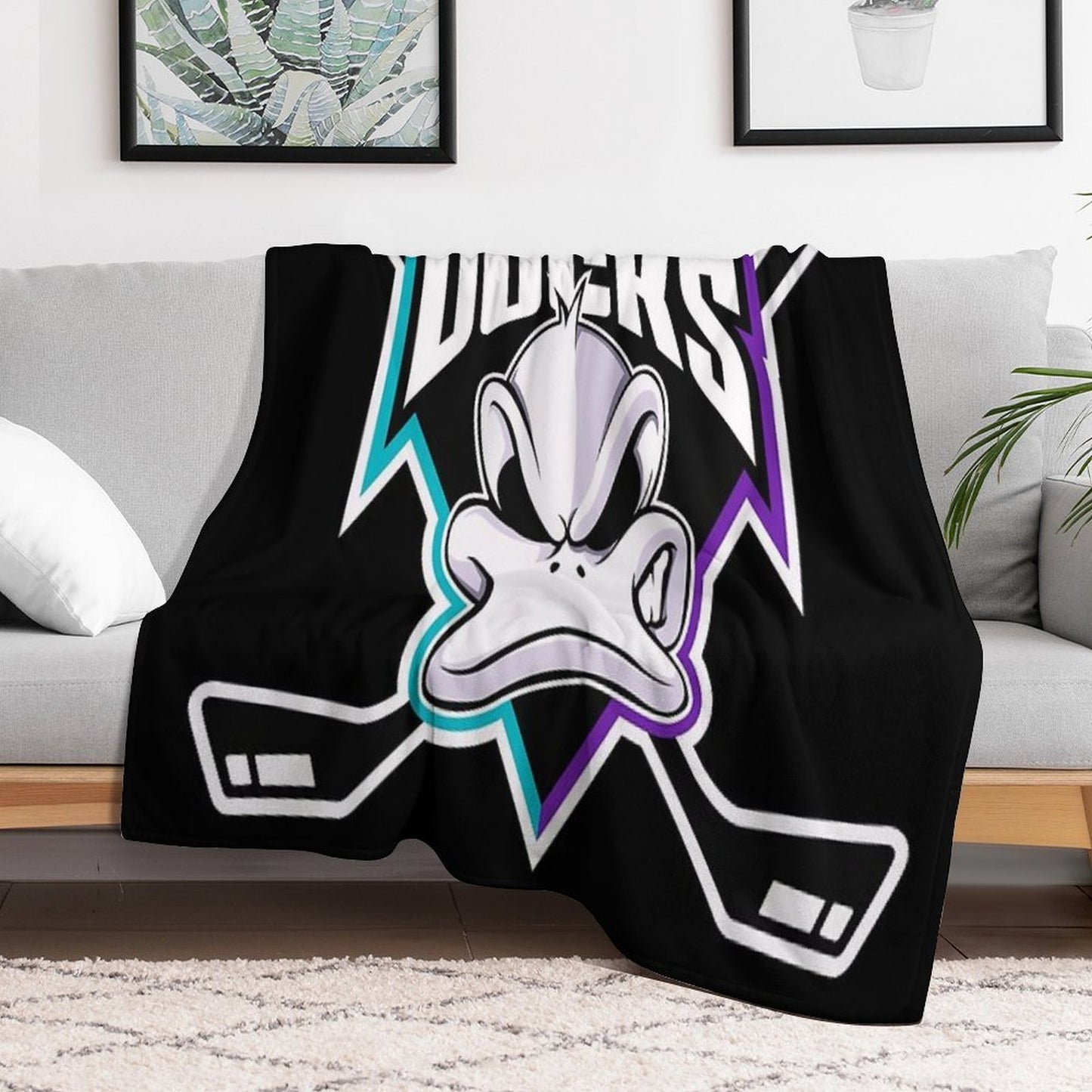 Mighty Ducks Reboot Machine-washable Throw Blanket