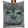 Chubby Blob Seal All-season Throw Blanket