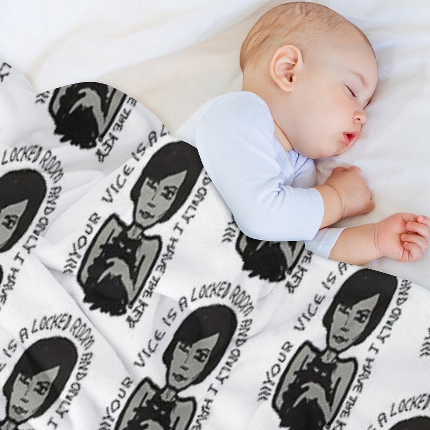 YOUR VICE IS A LOCKED ROOM AND ONLY I HAVE THE KEY Premium Throw Blanket