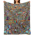 RPlace 2022 - 6000x6000 Comfort Throw Blanket