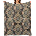 Vintage Art And Craft Styles Gift-ready Throw Blanket