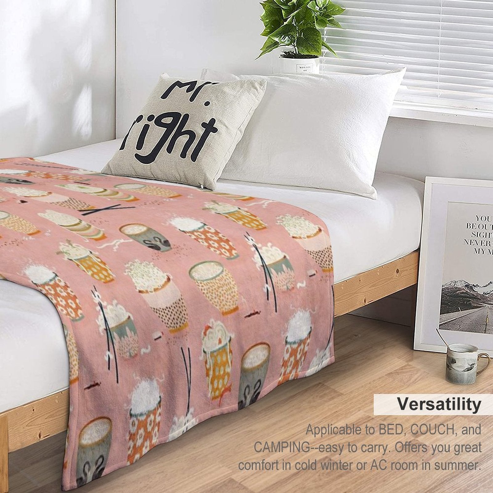 Oodles of Noodles Premium Throw Blanket
