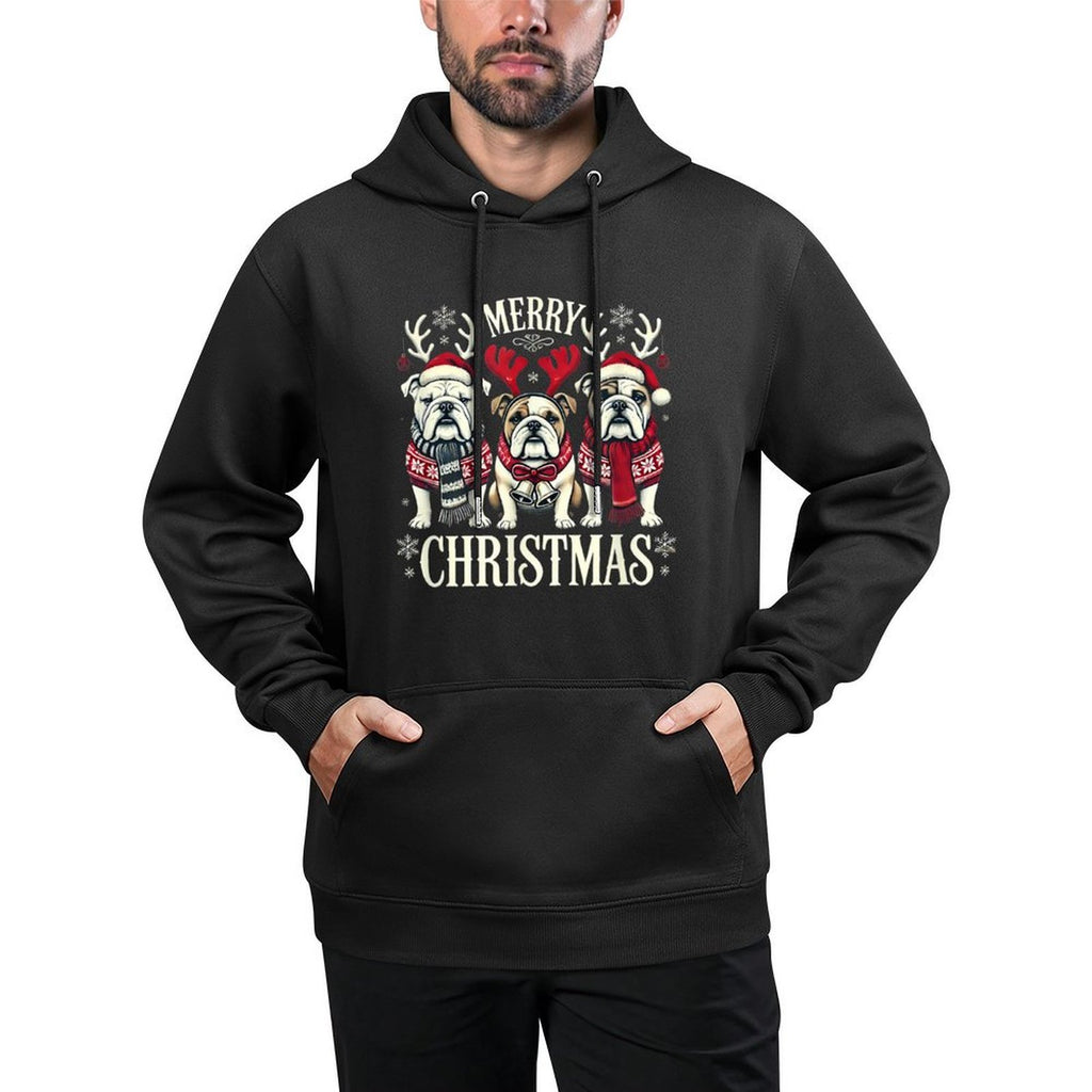 Christmas English Bulldog Mom English Bulldog Christmas Colorfast Hoodie