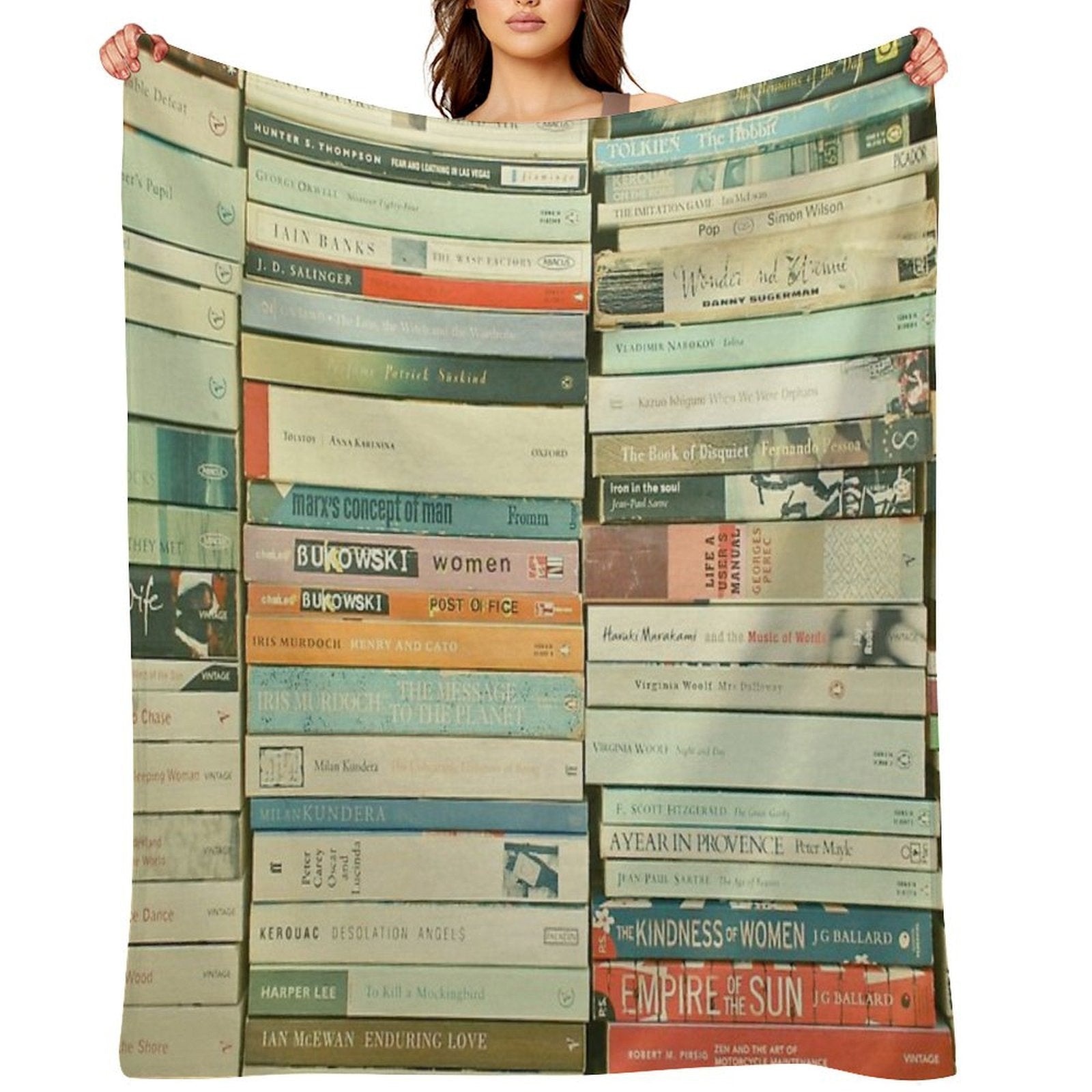 Bookworm Gift-ready Throw Blanket