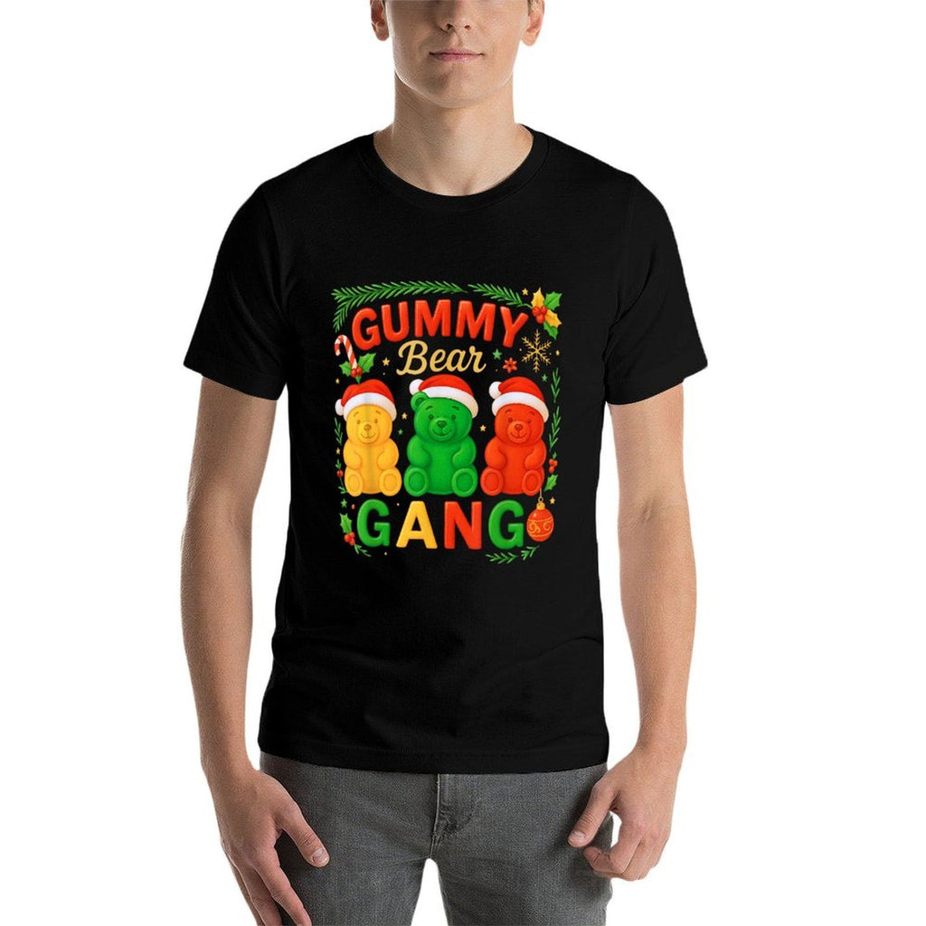 Gummy Bear Gang Christmas Candy Squad Kids Team Xmas Costume  Soft T-Shirt
