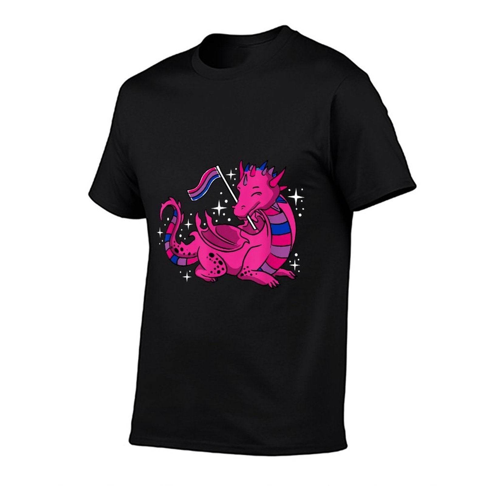 Dragon Bisexual Pride  Wrinkle-resistant T-Shirt