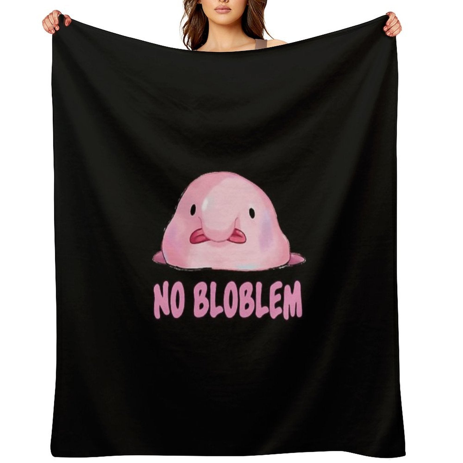Blobfish Quick-dry Throw Blanket