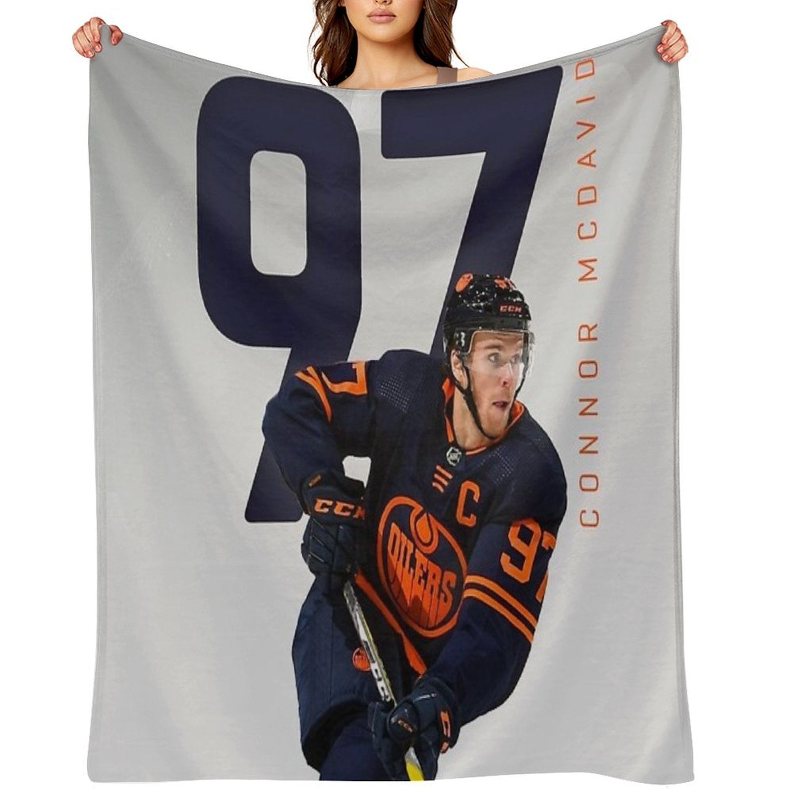 Connor McDavid Premium Throw Blanket