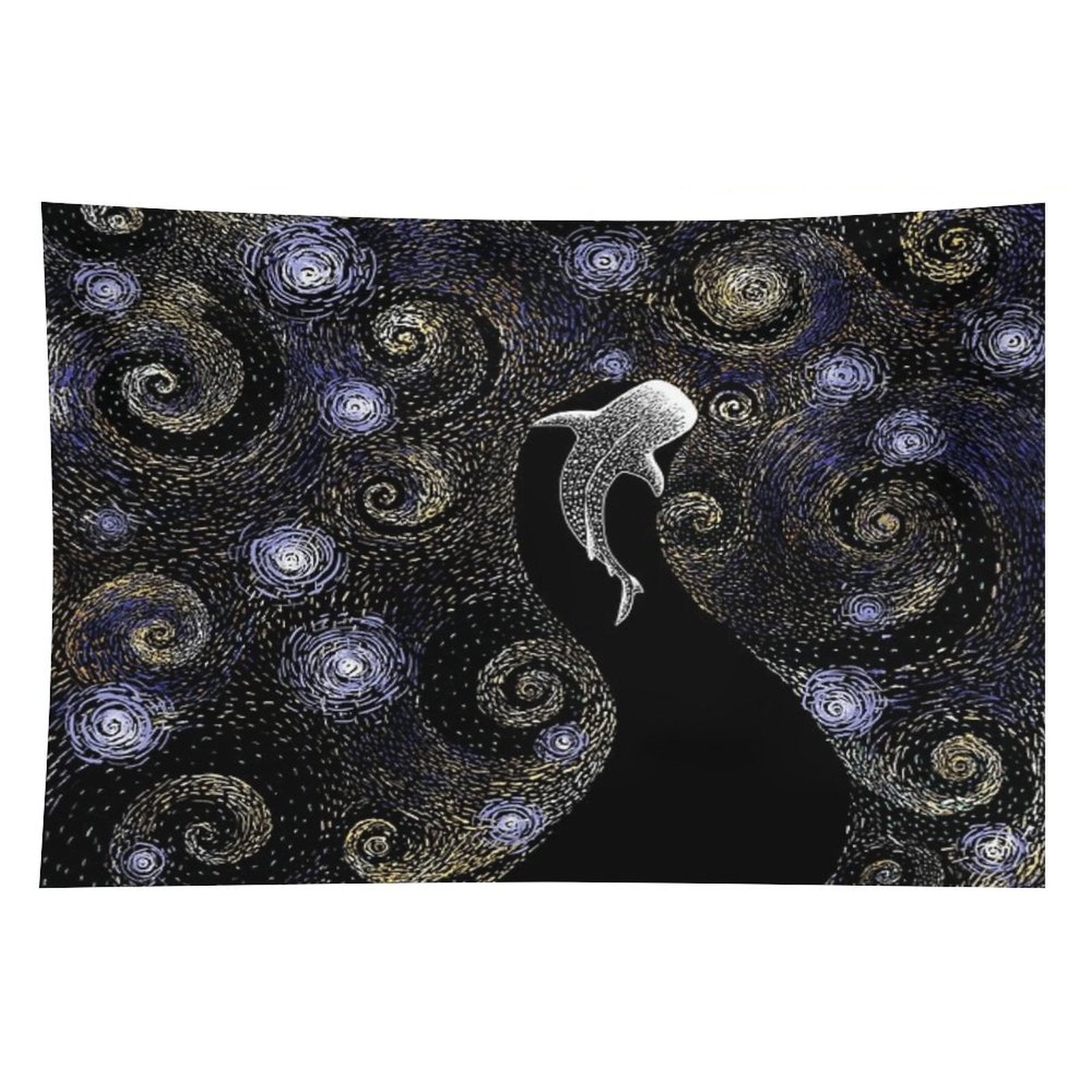 Star Eater in Van Gogh Style - COLORED Tapestry