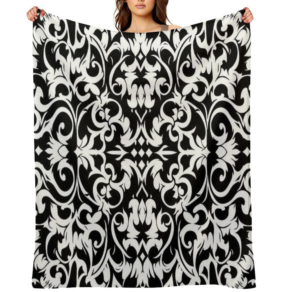 Baroque Wrinkle-free Throw Blanket