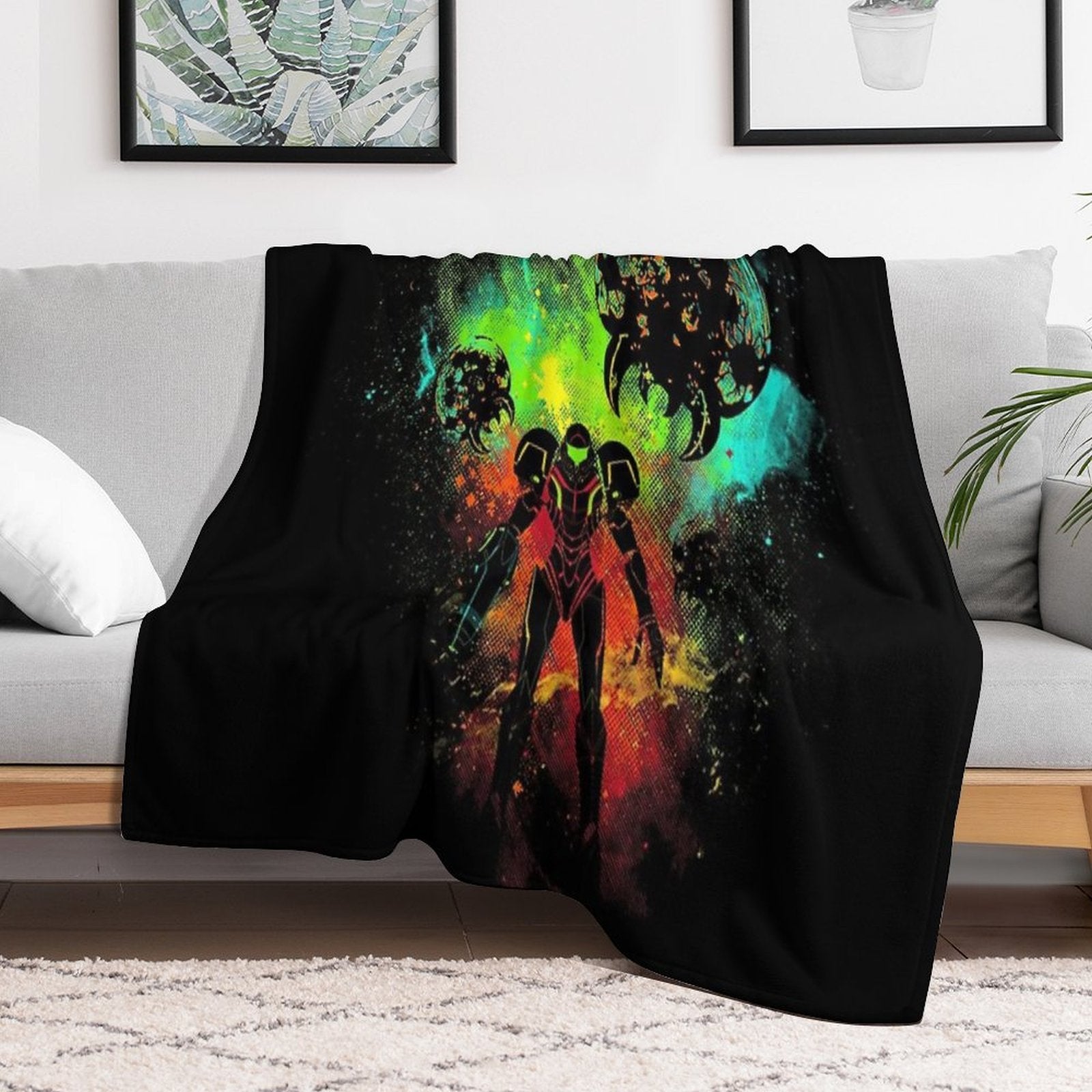 Bounty Hunter of Space Compact Throw Blanket