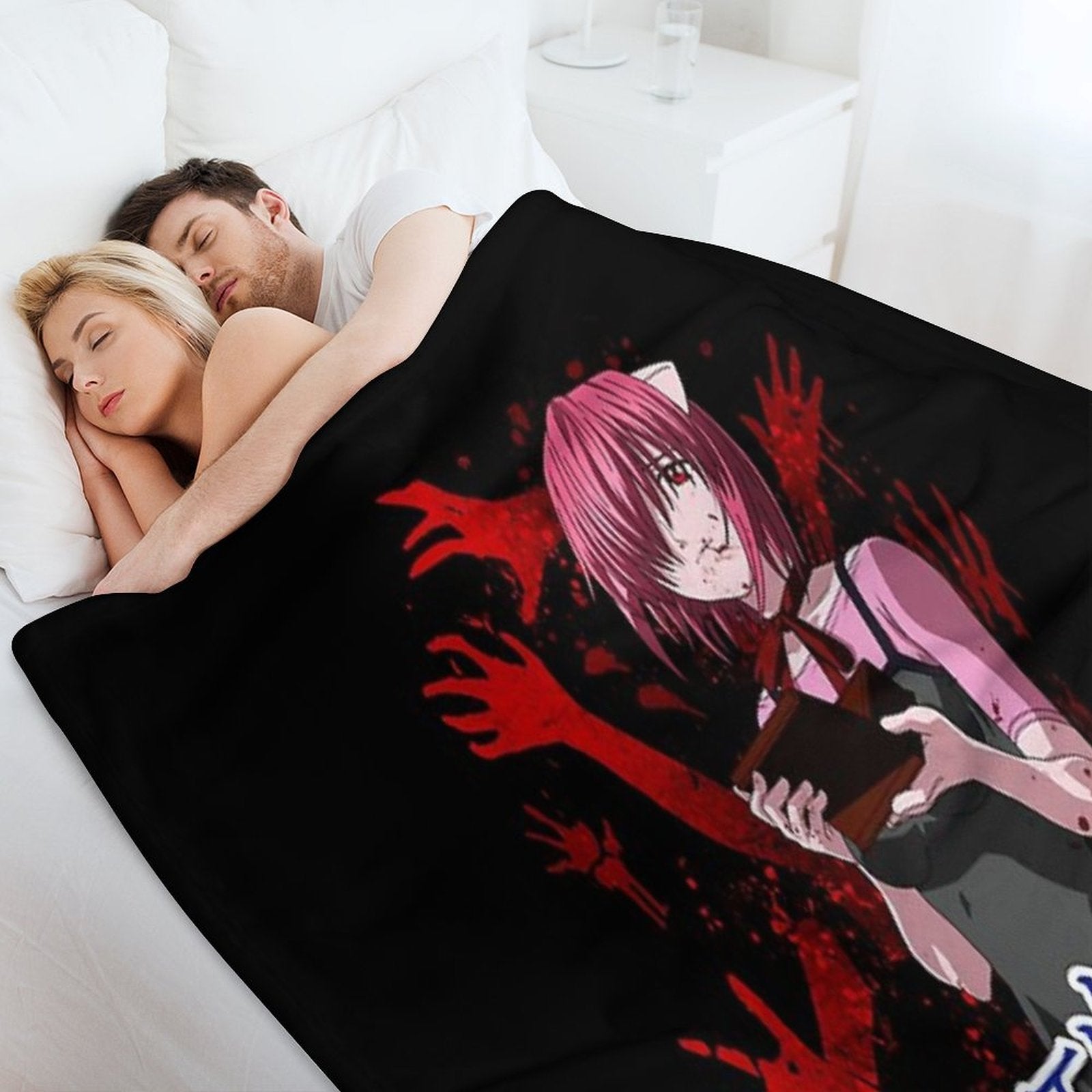 Elfen Lied ANIME MANGA CARTOON GIFT Versatility Throw Blanket