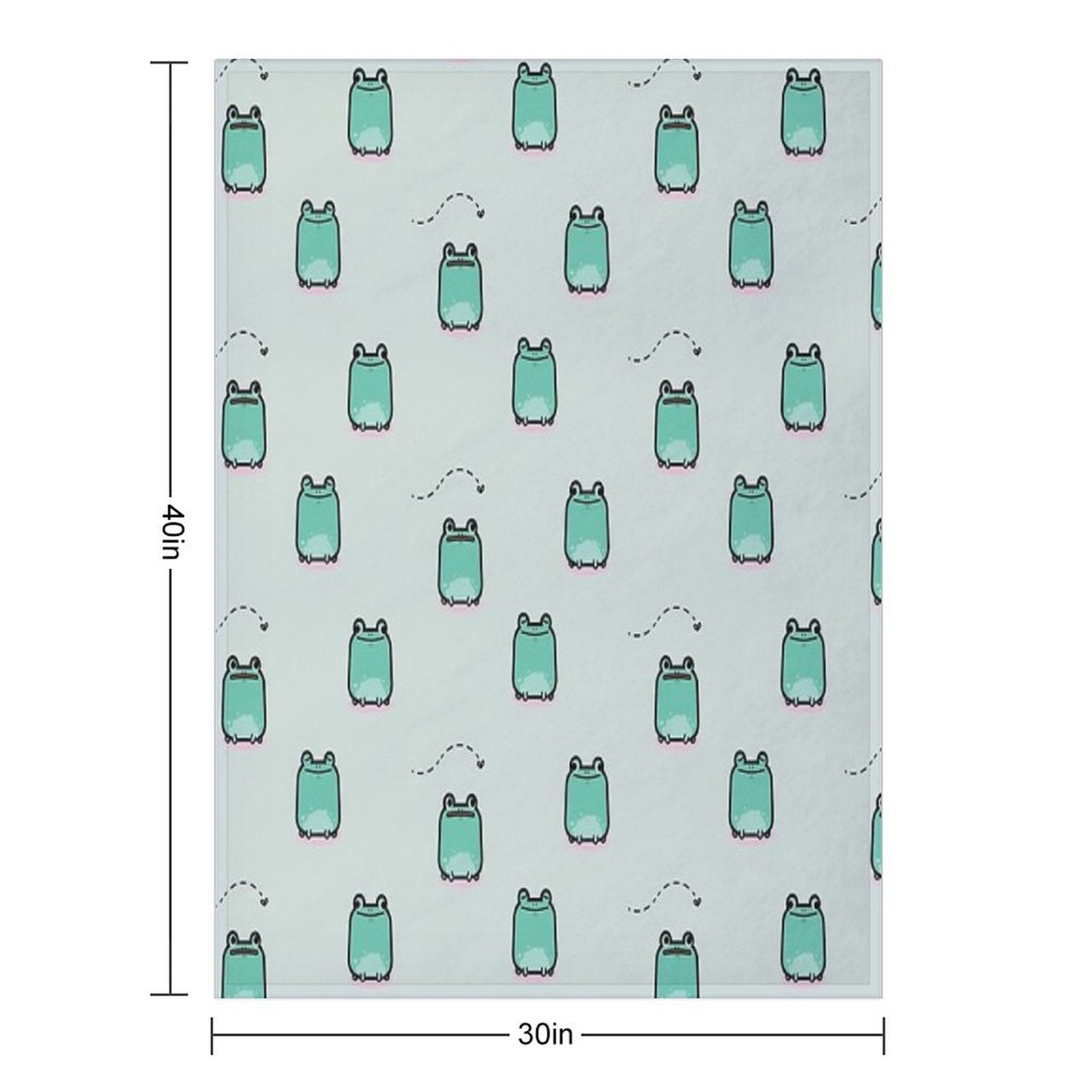 Cute Frogs Multi-functional Throw Blanket