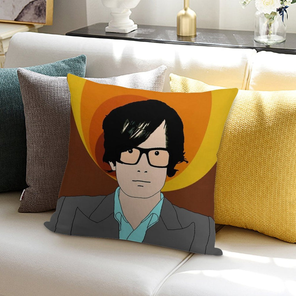 Jarvis Cocker Soft Luxury Feel Throw Pillow